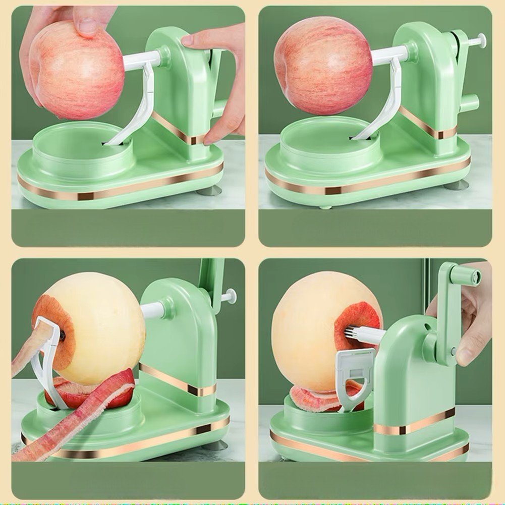 Éplucheur à Pommes - TwistPeelPro™ - Vert Menthe - RusticaKitch