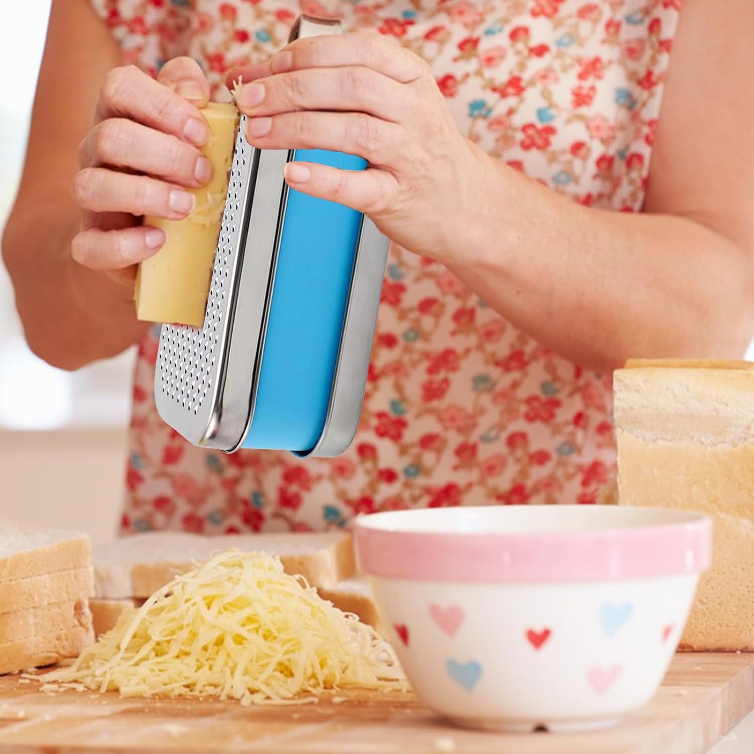 Râpe à Fromage - DualGrater™ - Bleu - RusticaKitch