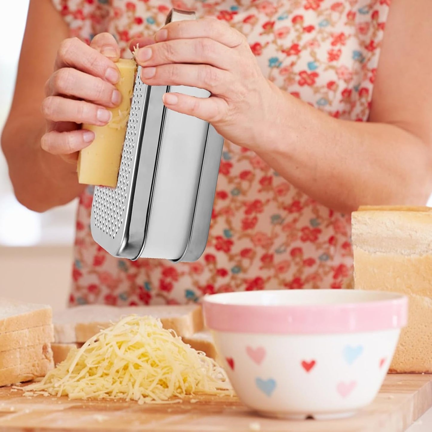 Râpe à Fromage - DualGrater™ - Blanc - RusticaKitch
