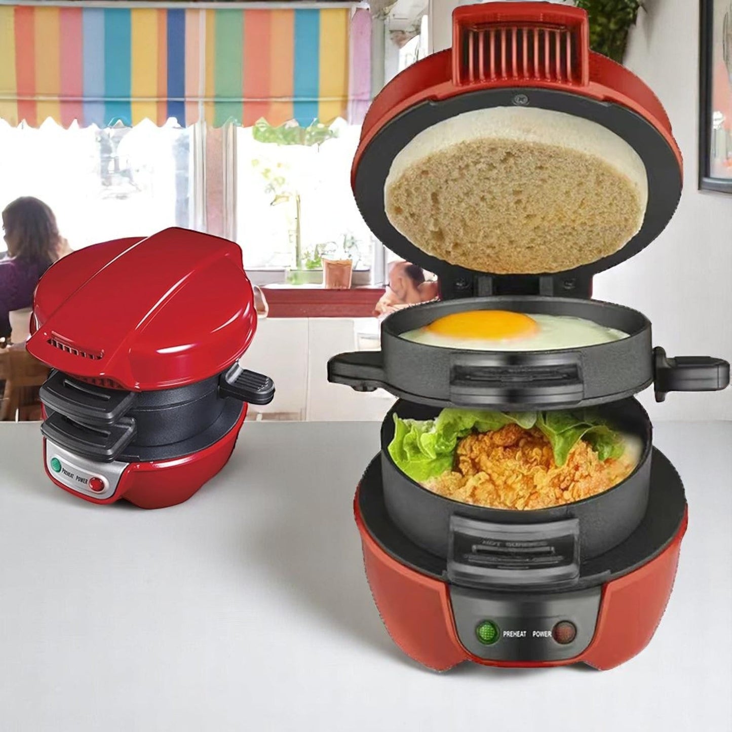 Machine a Hamburger - BreakfastToaster™ - RusticaKitch