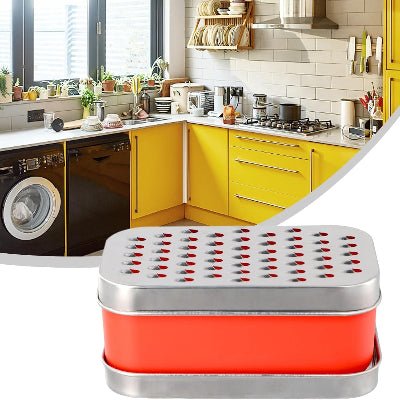 Râpe à Fromage - DualGrater™ - Rouge - RusticaKitch